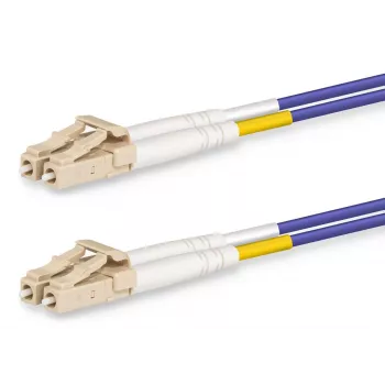 Lanview LVO231810 optinis pluoštinis kabelis 1 m 2x LC violetinis