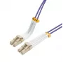 Lanview LVO231810-FLEX šviesolaidinis kabelis 1 m, LC–LC, violetinis, OM4