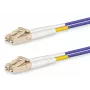Lanview LVO231811 šviesolaidinis kabelis 2 m 2x LC violetinis