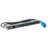 Lanview LVR261877 maitinimo skirstytuvas (PDU) 10 AC lizdų 1U juodas