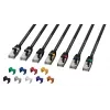 Lanview LV-SFTP6A02B tinklo kabelis, 2 m, juodas, S/FTP (S-STP)