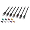 Lanview LV-UTP6A03B Cat6A U/UTP komutacinis kabelis, 3 m, juodas