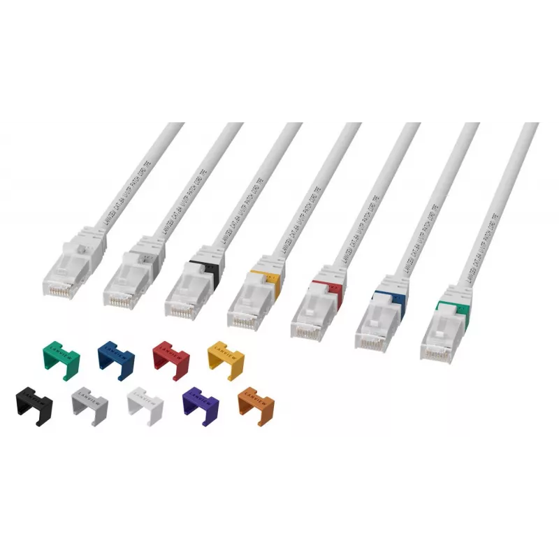 Lanview LV-UTP6A30W Cat6A U/UTP patch kabelis, 30 m, baltas