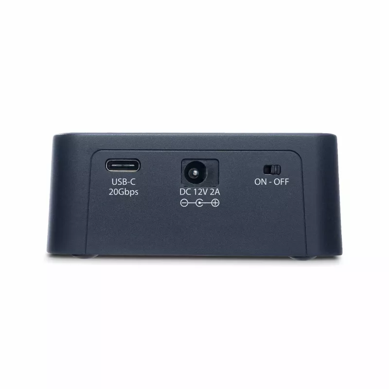 „StarTech.com“ M.2 NVMe diskų kopijavimo įrenginys 1:1, nepriklausomas M.2 SSD klonavimo įrenginys iki 90 GB/min, USB 3.2 20 Gbps M.2 dviejų lizdų dokas, su USB-C / A laidais