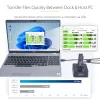 „StarTech.com“ M.2 NVMe diskų kopijavimo įrenginys 1:1, nepriklausomas M.2 SSD klonavimo įrenginys iki 90 GB/min, USB 3.2 20 Gbps M.2 dviejų lizdų dokas, su USB-C / A laidais