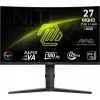 Monitorius MSI MAG 275CQRF QD E2, 68,6 cm (27 colių), 2560 x 1440 pikselių, Wide Quad HD, juodas