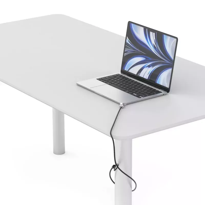 Compulocks Ledge fiksavimo adapteris MacBook Air 13 col. M2 ir M3, su raktu, sidabrinis