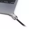 Compulocks Ledge fiksavimo adapteris MacBook Air 13 col. M2 ir M3, su raktu, sidabrinis