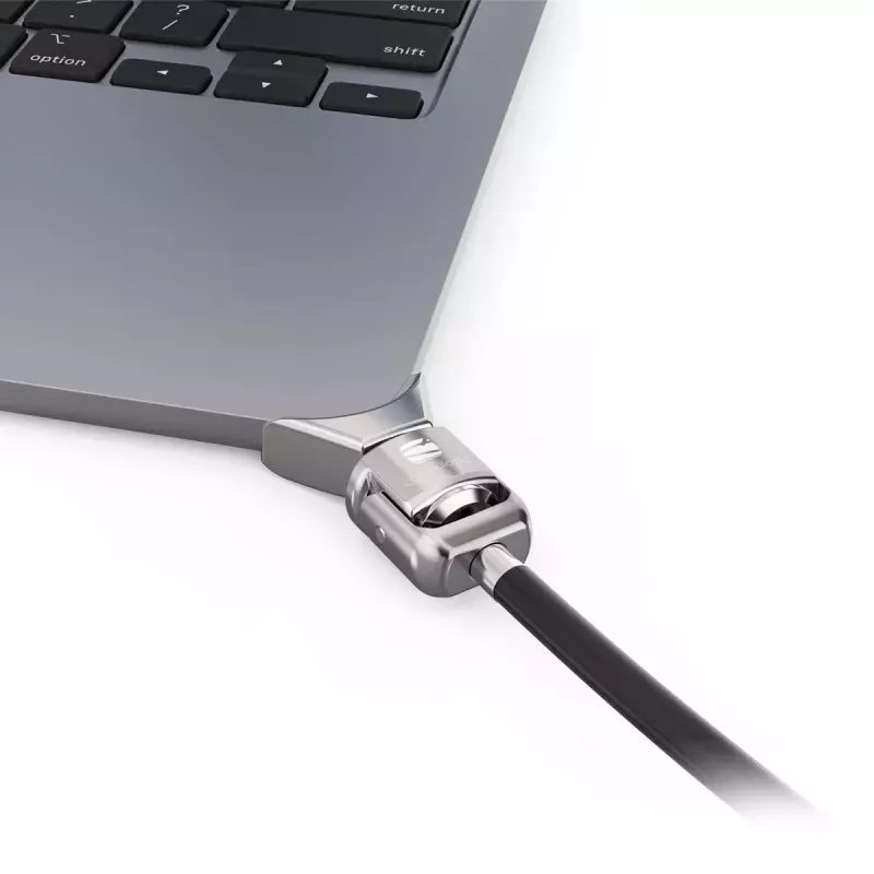 Compulocks Ledge fiksavimo adapteris MacBook Air 13 col. M2 ir M3, su raktu, sidabrinis