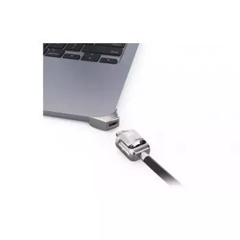 Compulocks Ledge fiksavimo adapteris MacBook Air 13 col. M2 ir M3, su raktu, sidabrinis