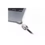 Compulocks Ledge fiksavimo adapteris MacBook Air 13 col. M2 ir M3, su raktu, sidabrinis