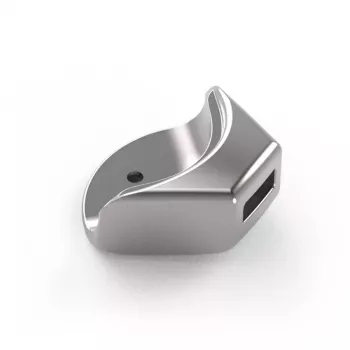 Compulocks Ledge adapter, skirtas MacBook Air 15 inch M2 M3, su raktiniu kabelio užraktu, sidabrinis
