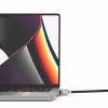 Compulocks Ledge Lock adapteris MacBook Pro 14 col. M1 M2 M3 su raktiniu kabelio spynu, sidabrinis