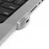 Compulocks Ledge Lock Adapter, skirtas MacBook Pro 16 colių M1 M2 M3, raktinis kabelio užraktas, sidabrinis