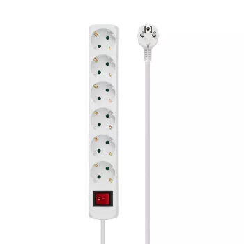 MicroConnect MC-GRU00615WS 6 lizdų ilgintuvas 1,5 m baltas