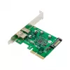 MicroConnect MC-PCIE-ASM1142-CA vidinė PCIe USB 3.2 Gen 1 plokštė su USB-A ir USB-C prievadais