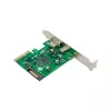 MicroConnect MC-PCIE-ASM1142-CA vidinė PCIe USB 3.2 Gen 1 plokštė su USB-A ir USB-C prievadais