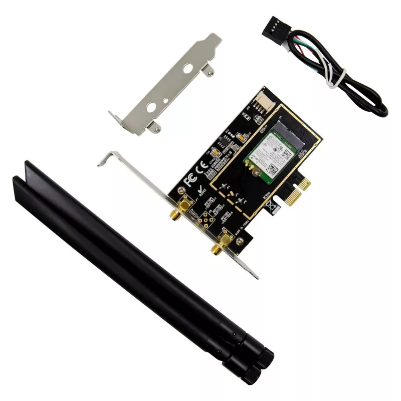 MicroConnect MC-PCIE-INT7260DUAL tinklo plokštė, belaidis ryšys + Bluetooth, 3000 Mbit/s
