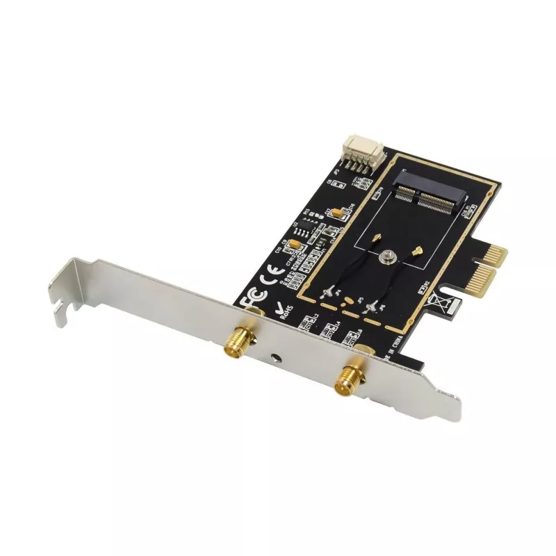 MicroConnect MC-PCIE-INT7260DUAL tinklo plokštė, belaidis ryšys + Bluetooth, 3000 Mbit/s