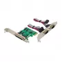MicroConnect MC-PCIE-MCS1P2S vidinė PCIe sąsajos plokštė su vienu lygiagrečiu (DB25) ir dviem nuosekliais (DB9) prievadais