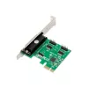 MicroConnect MC-PCIE-MCS1P2S vidinė PCIe sąsajos plokštė su vienu lygiagrečiu (DB25) ir dviem nuosekliais (DB9) prievadais