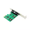 MicroConnect MC-PCIE-MCS1P2S vidinė PCIe sąsajos plokštė su vienu lygiagrečiu (DB25) ir dviem nuosekliais (DB9) prievadais