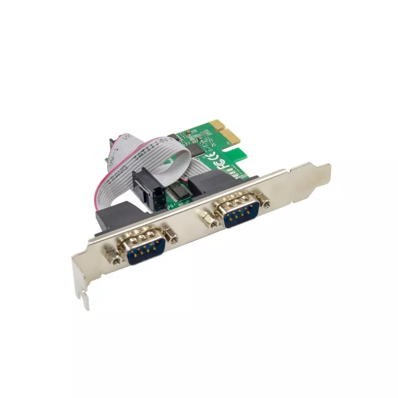 Microconnect MC-PCIE-MCS2S išplėtimo kortelė – 2x RS-232 ir 1x lygiagretus prievadas