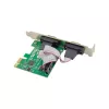 Microconnect MC-PCIE-MCS2S išplėtimo kortelė – 2x RS-232 ir 1x lygiagretus prievadas