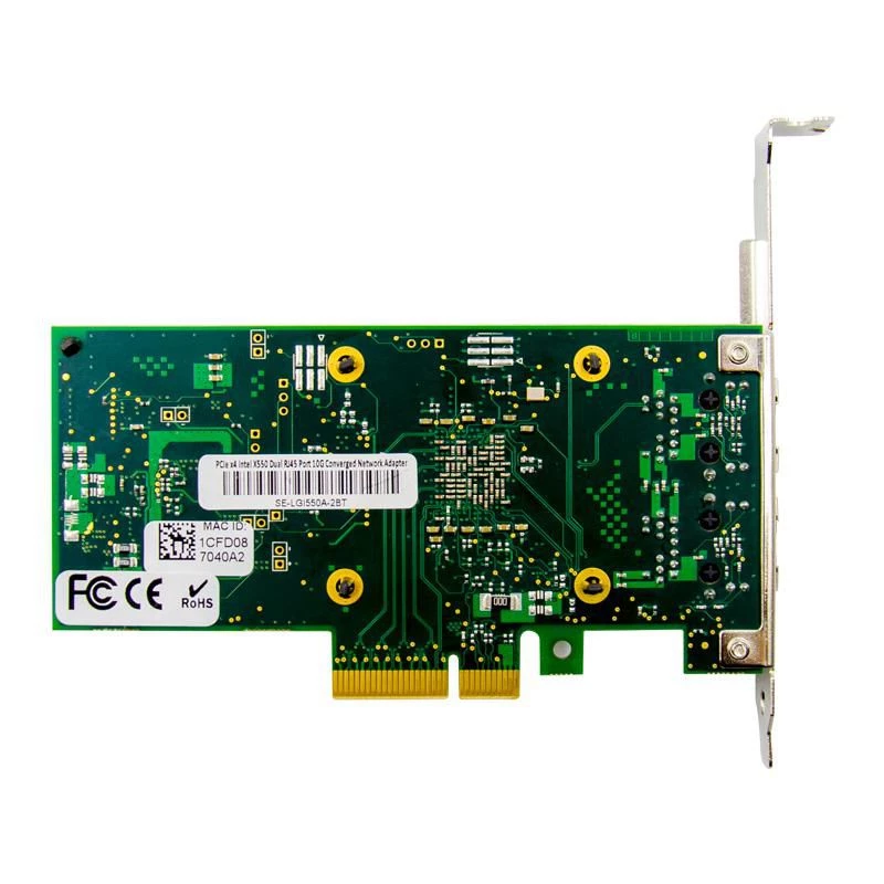 Microconnect MC-PCIE-X550 tinklo plokštė vidinė Ethernet 10000 Mbit/s