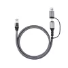 Microconnect CAT6 RJ45 FTP į USB A-C adapterio laidas, 5 m