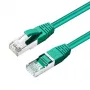 Microconnect MC-SFTP6A0025G tinklo kabelis, žalias, 0,25 m, Cat6a S/FTP