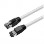 MicroConnect MC-SFTP8005W tinklo kabelis 0,5 m Cat8.1 S/FTP baltas