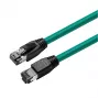 Microconnect MC-SFTP8010G tinklo kabelis 10 m žalias Cat8.1 S/FTP