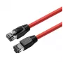 Microconnect MC-SFTP8010R tinklo kabelis Raudonas 10 m Cat8.1 S/FTP (S-STP)