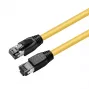 Microconnect MC-SFTP801Y tinklo kabelis Geltonas 1 m Cat8.1 S/FTP (S-STP)