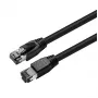 Microconnect MC-SFTP802S tinklo kabelis 2 m Cat8.1 S/FTP juodas