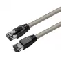 MicroConnect MC-SFTP8075 tinklo kabelis pilkas 7,5 m Cat8.1 S/FTP
