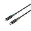 Microconnect MC-SMART USB C-L-1 Lightning laidas 1 m, juoda/žalia