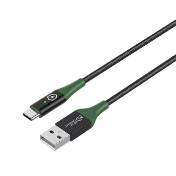 Microconnect MC-SMART USB-A-C-02 USB kabelis USB 2.0 2 m USB A USB C juodas, žalias