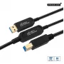 Microconnect MC-USB3.0AB15OP aktyvus optinis USB laidas USB 3.2 Gen 2 (3.1 Gen 2) 15 m USB A USB B juodas