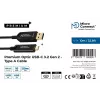 Microconnect MC-USB3.2CA10OP aktyvus optinis USB laidas USB 3.2 Gen 2 10 m USB A USB C juodas