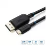 Vaizdo kabelio adapteris MicroConnect MC-USBCDP05 0,5 m USB Type-C į DisplayPort juodas