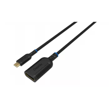 Adapteris MicroConnect MC-USBCDP-A 0,2 m USB Type-C į DisplayPort juodas