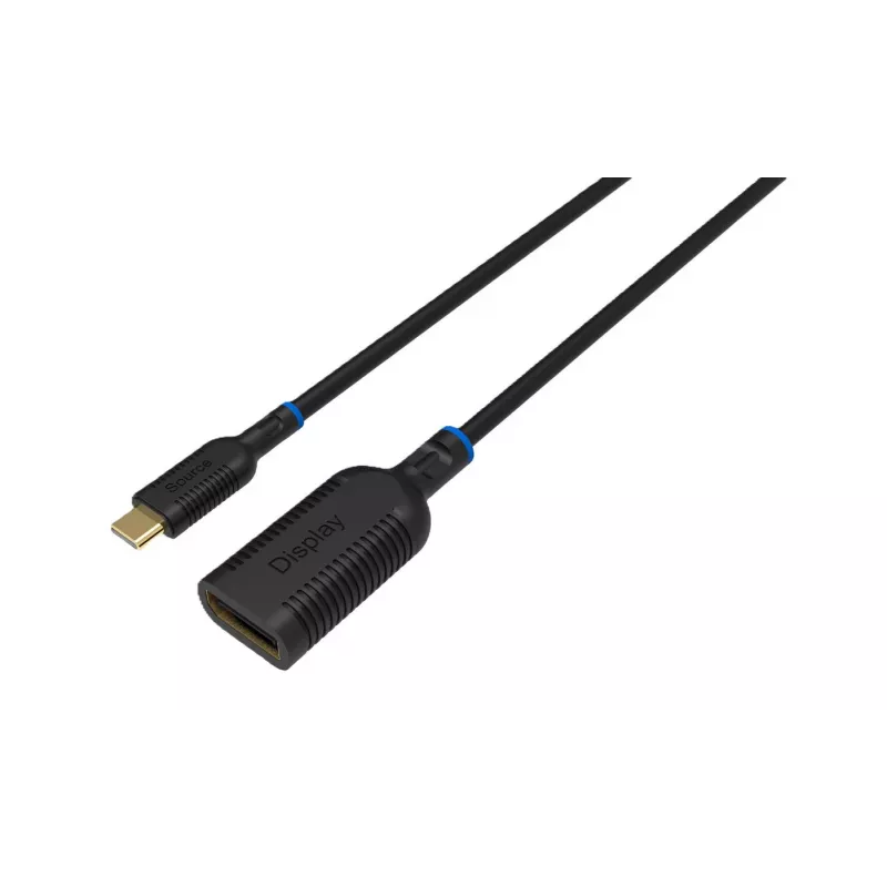 Adapteris MicroConnect MC-USBCDP-A 0,2 m USB Type-C į DisplayPort juodas