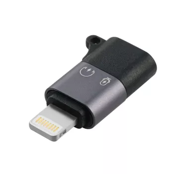Keitiklis MicroConnect MC-USBCLIGHT USB-C į Lightning sidabrinis