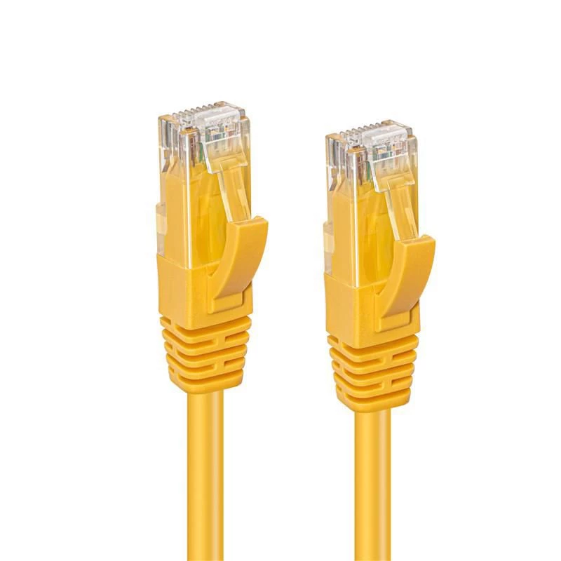 MicroConnect MC-UTP6A01Y tinklo kabelis Cat6a geltonas 1 m