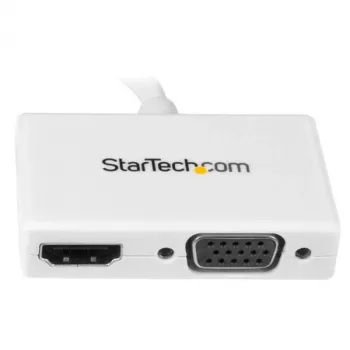 StarTech.com MDP2HDVGAW Mini DisplayPort į HDMI arba VGA adapteris, baltas