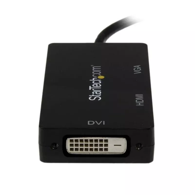 StarTech.com kelioninis garso/vaizdo adapteris: 3-in-1 Mini DisplayPort į VGA, DVI arba HDMI keitiklis