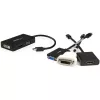 StarTech.com kelioninis garso/vaizdo adapteris: 3-in-1 Mini DisplayPort į VGA, DVI arba HDMI keitiklis