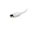 StarTech.com kelioninis A/V adapteris: 3-in-1 Mini DisplayPort į VGA, DVI arba HDMI keitiklis – baltas